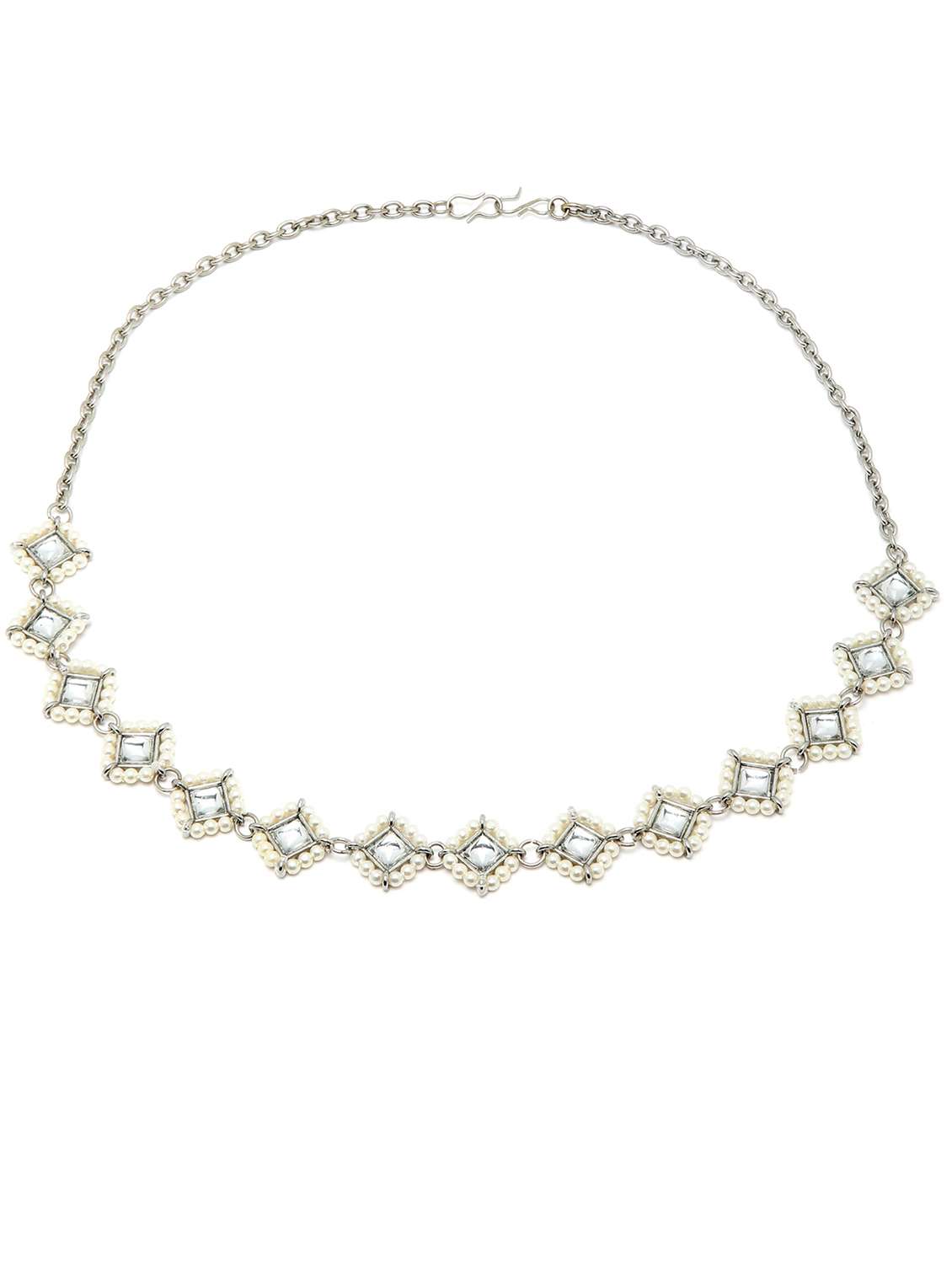 silver plated maatha patti - 18635769 -  Standard Image - 1