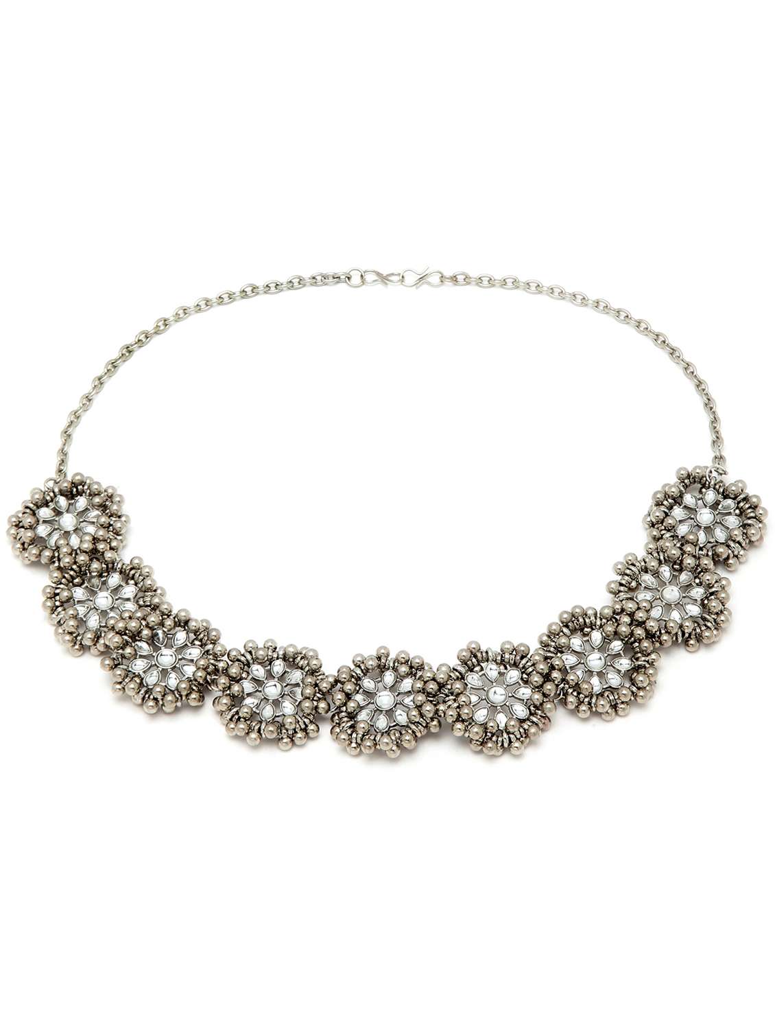 silver plated maatha patti - 18635771 -  Standard Image - 1