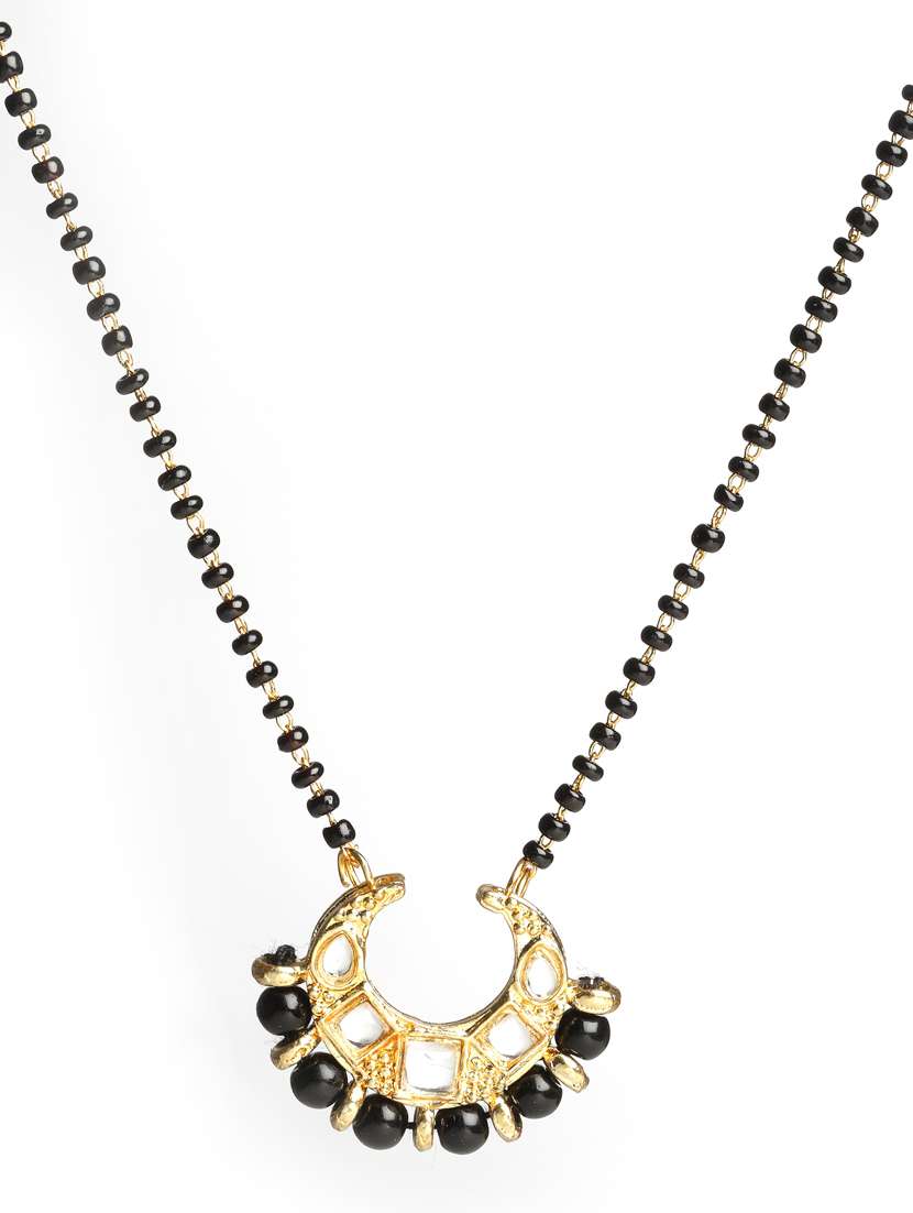 gold metal mangalsutra - 18636134 - Standard Image - 1