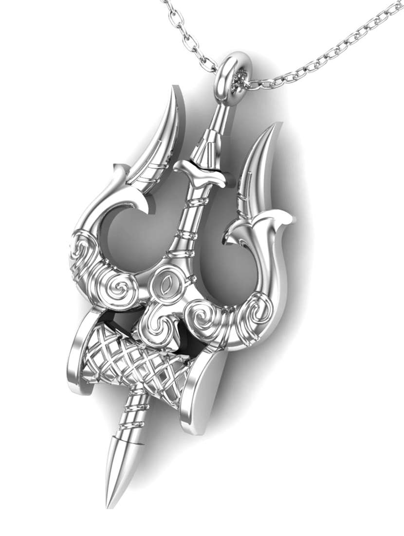 silver metal pendant - 18636160 - Standard Image - 1
