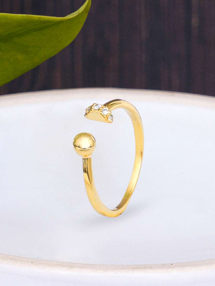 gold metal finger  ring