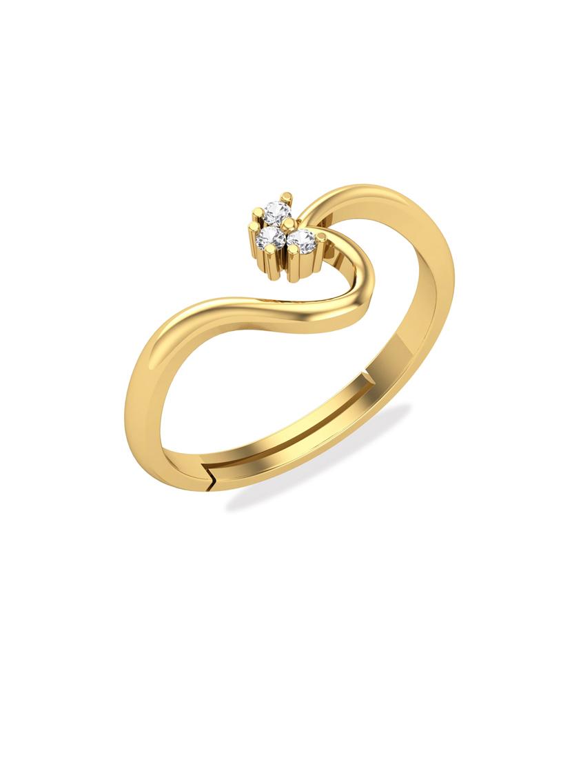 gold metal finger ring - 18636178 - Standard Image - 1