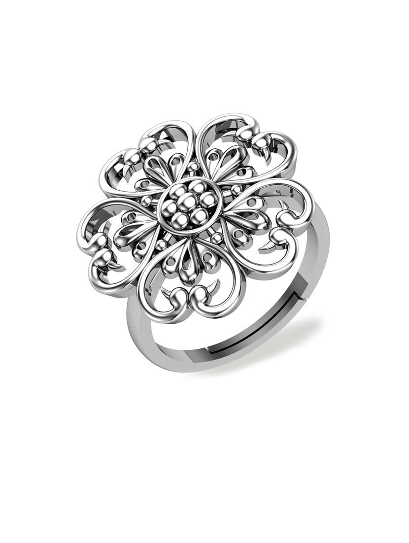 silver metal finger ring - 18636184 - Standard Image - 1