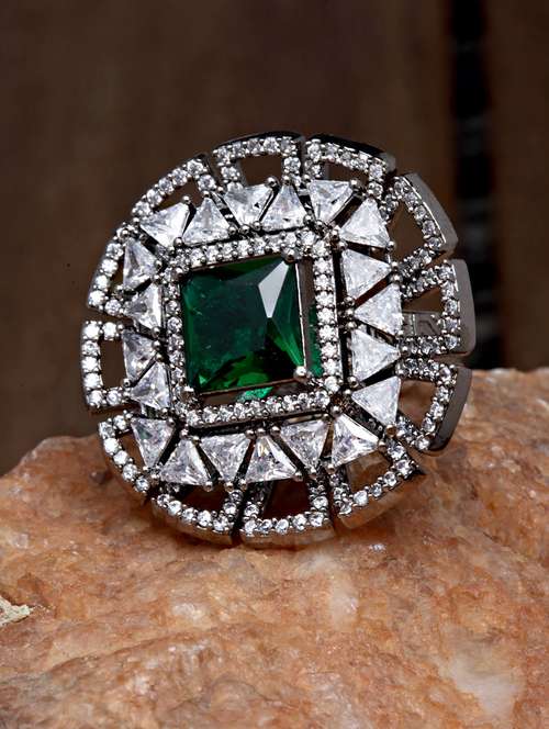 silver plated cocktail ring - 18636194 -  Standard Image - 0