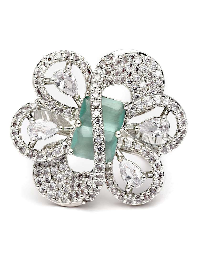 green metal finger ring - 18636199 - Standard Image - 1