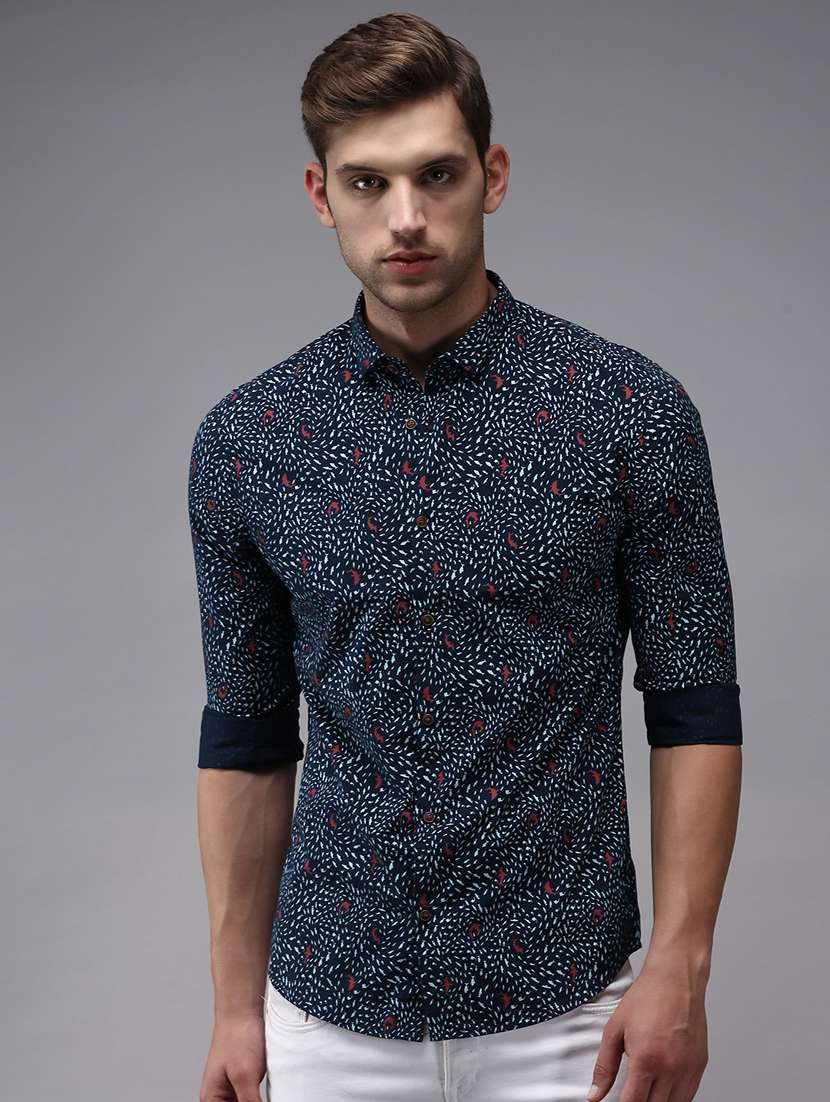 mens abstract casual shirt