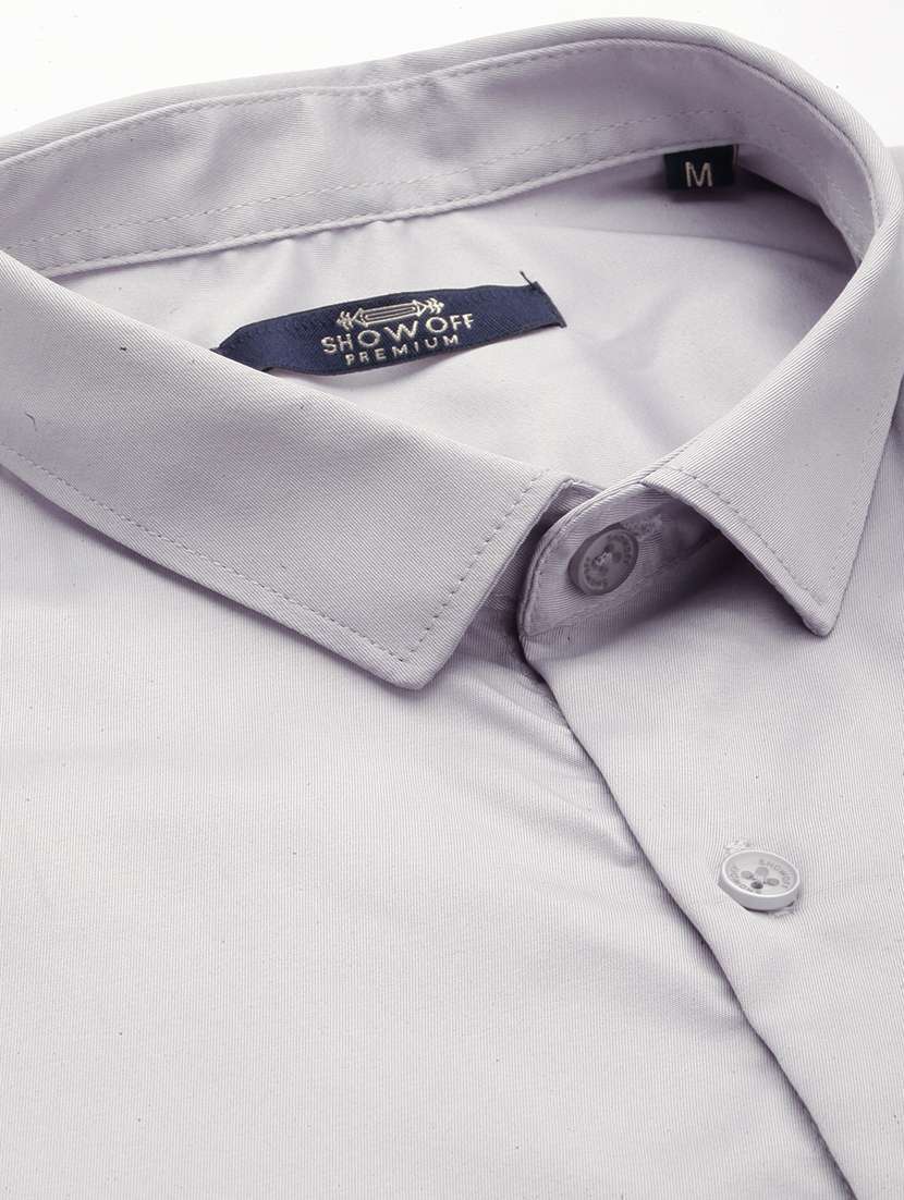 mens solid casual shirt - 18636863 -  Standard Image - 6