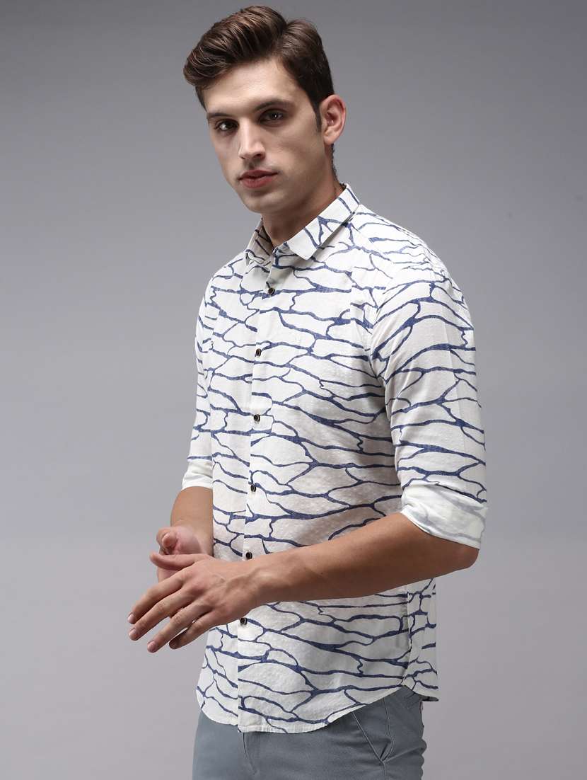 mens printed casual shirt - 18636876 -  Standard Image - 1