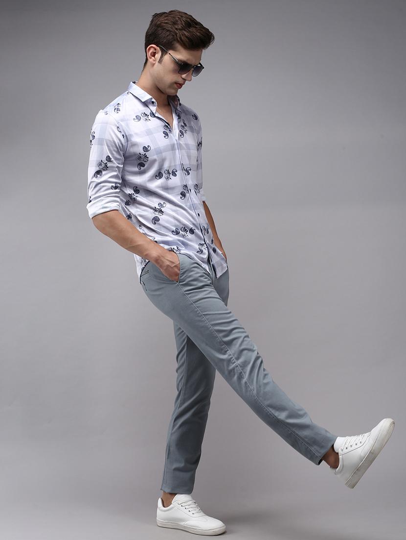 mens paisley casual shirt - 18636881 - Standard Image - 4