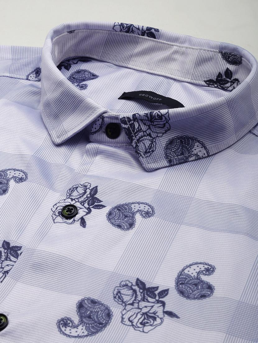 mens paisley casual shirt - 18636881 - Standard Image - 6