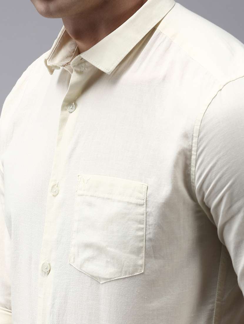 mens solid casual shirt - 18636887 -  Standard Image - 4