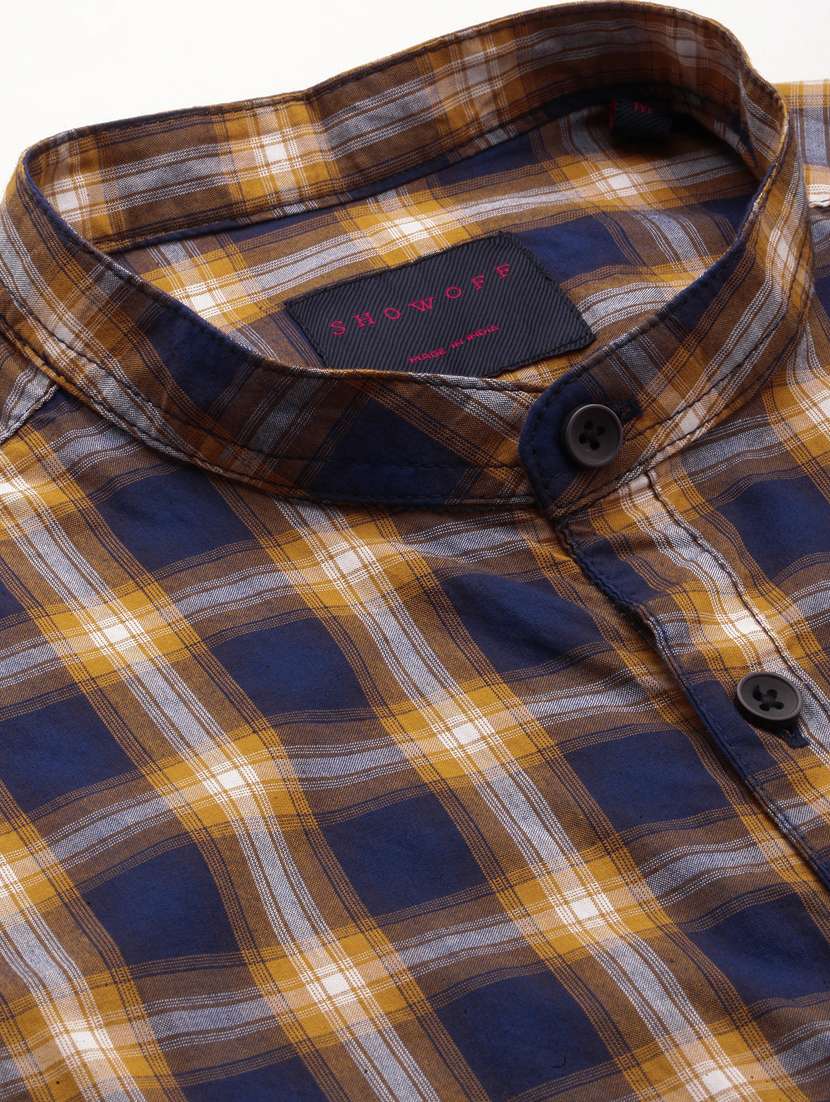 mens checks casual shirt - 18636900 -  Standard Image - 6