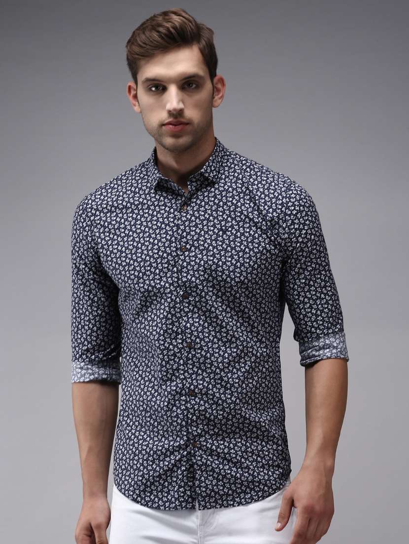 mens florals casual shirt