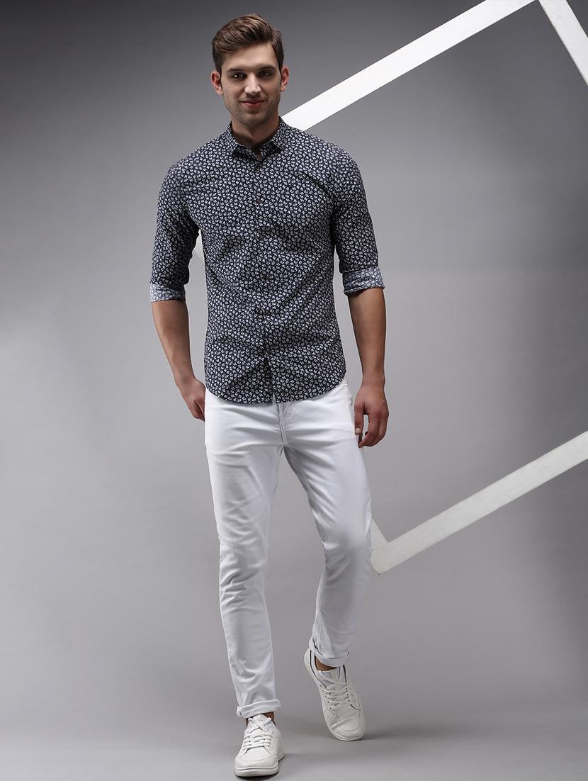 mens florals casual shirt - 18636917 - Standard Image - 4