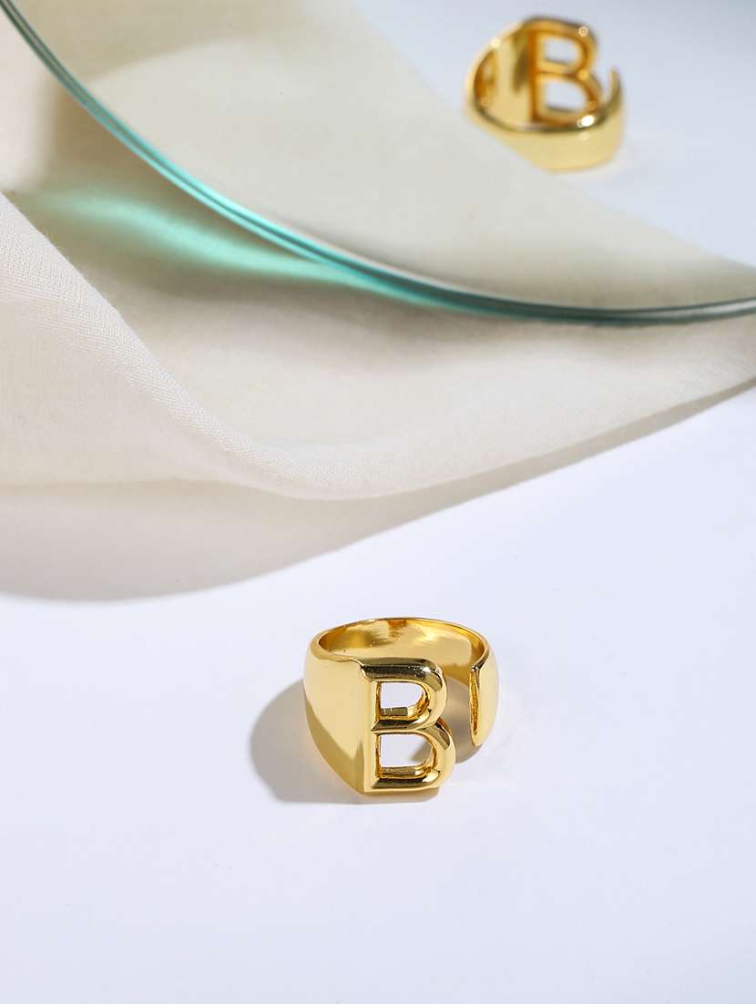 gold plated finger ring
