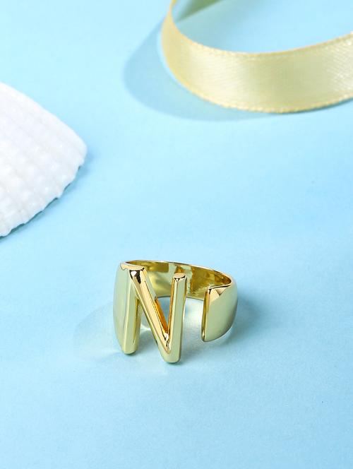 gold plated finger ring - 18637163 - Standard Image - 0
