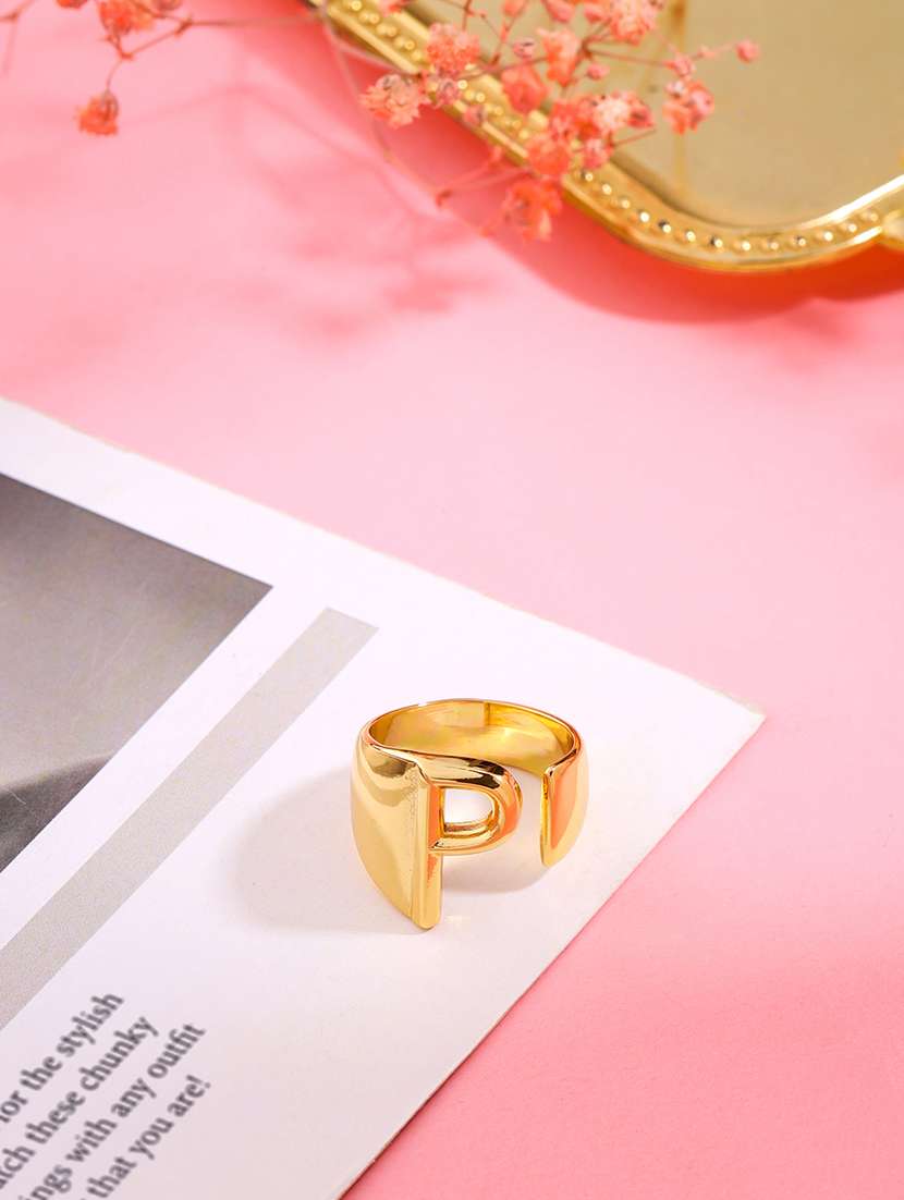 gold plated finger ring