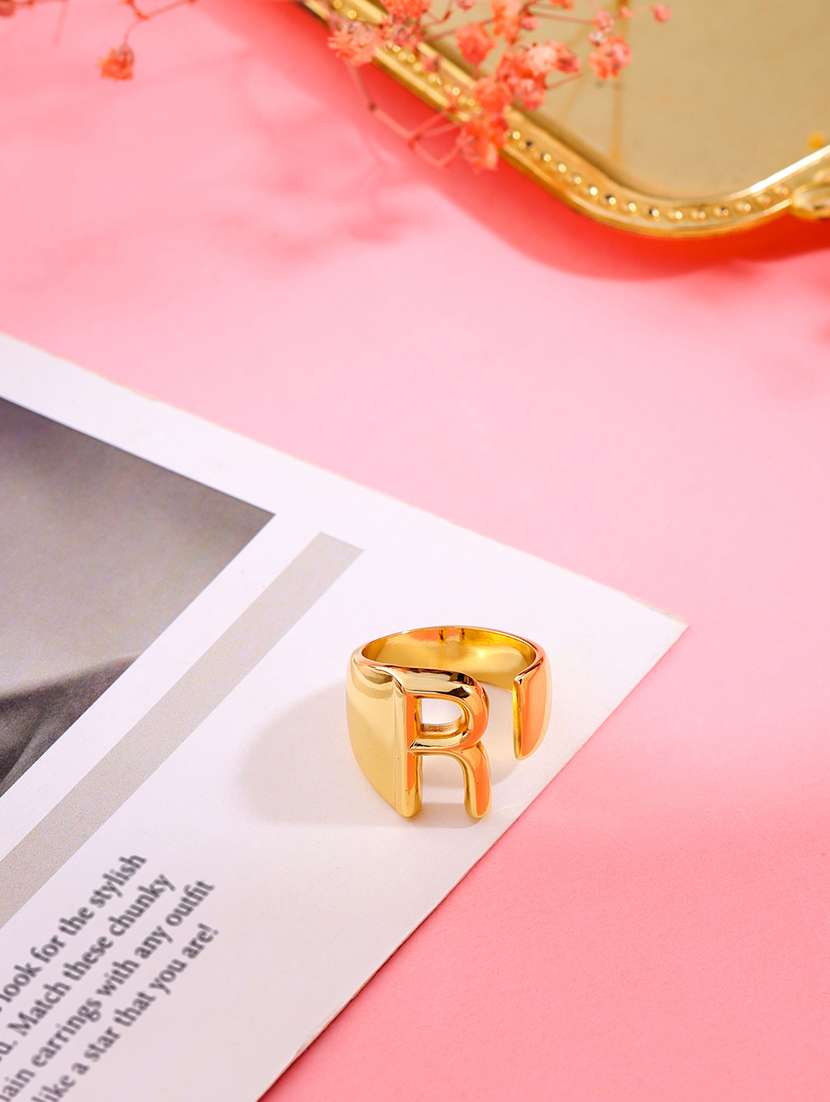 gold plated finger ring