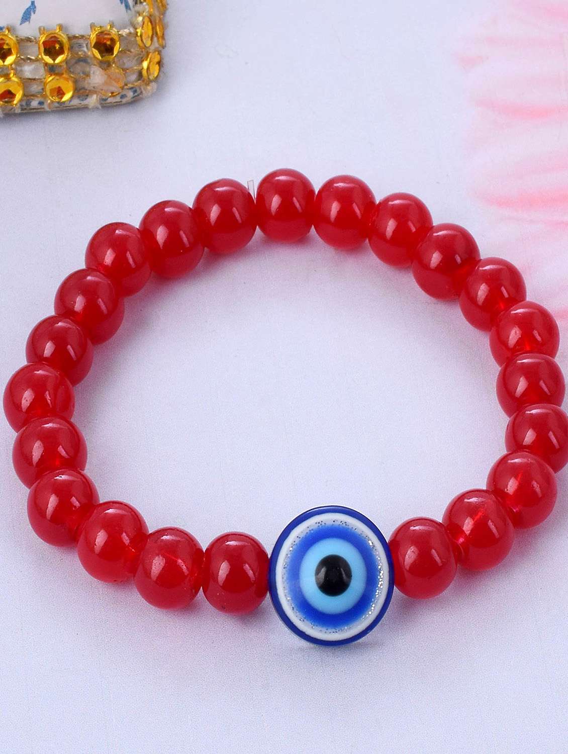 red metal bangle  bracelet