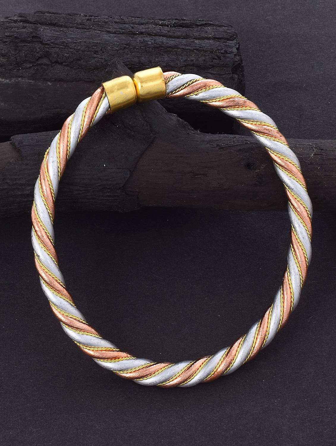 multi colored metal bangle  bracelet