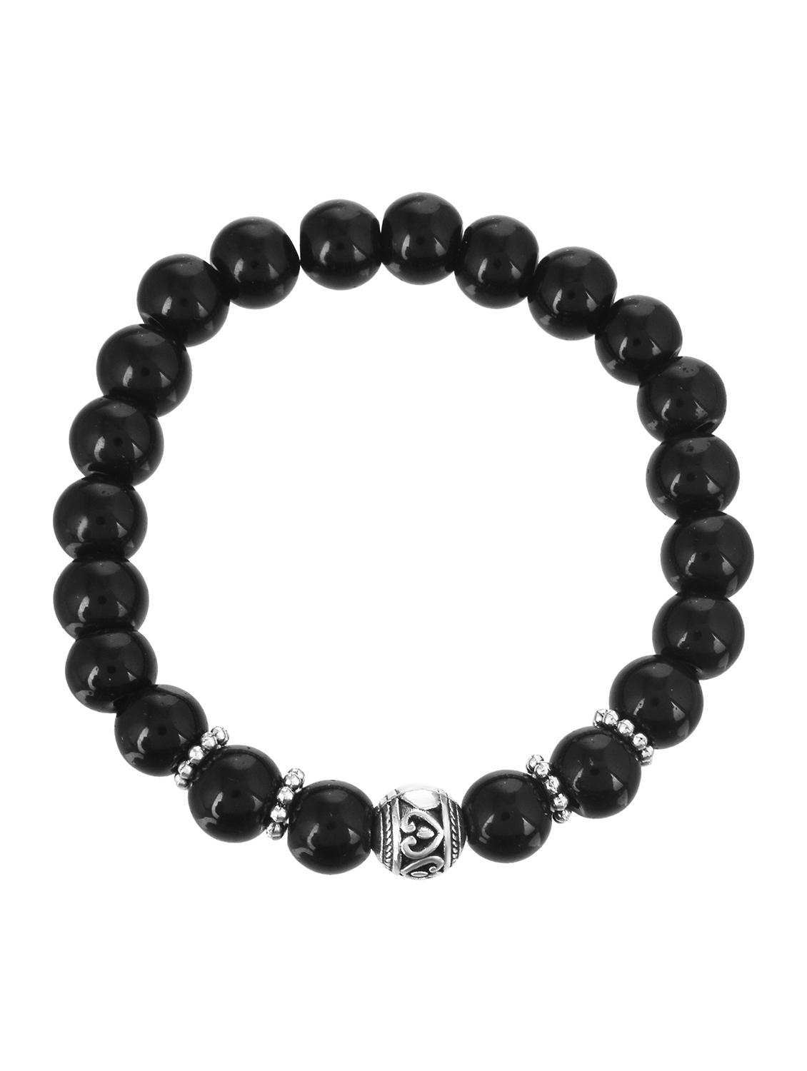 black beaded bracelet - 18637311 -  Standard Image - 1