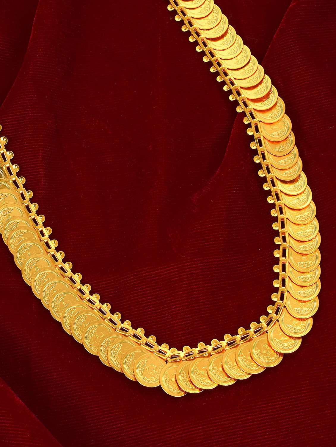 gold plated chain necklace