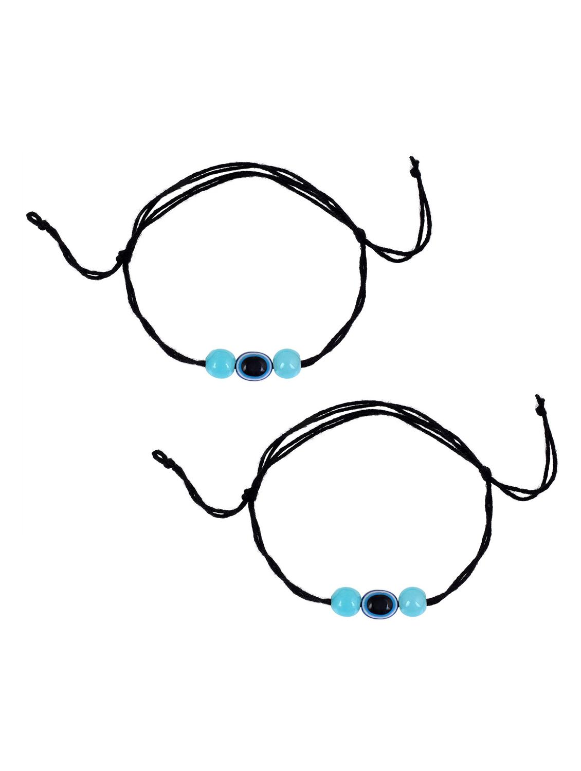 multi color evil eye beads anklet dori - 18637409 - Standard Image - 1
