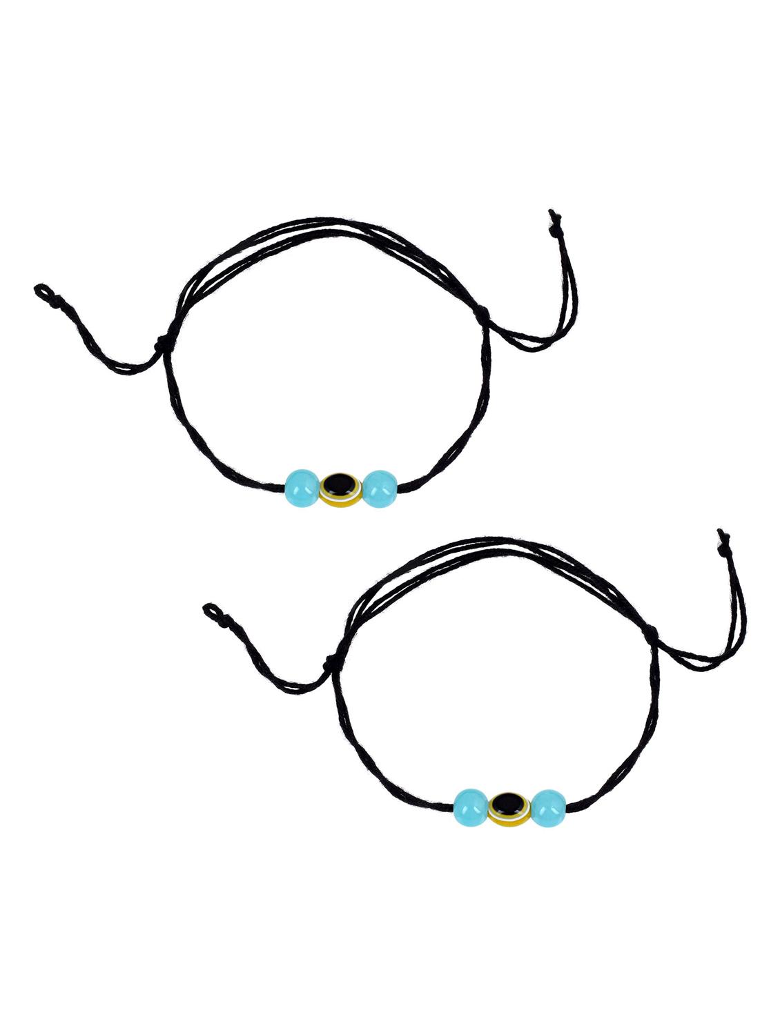 multi color evil eye beads anklet dori - 18637410 - Standard Image - 1