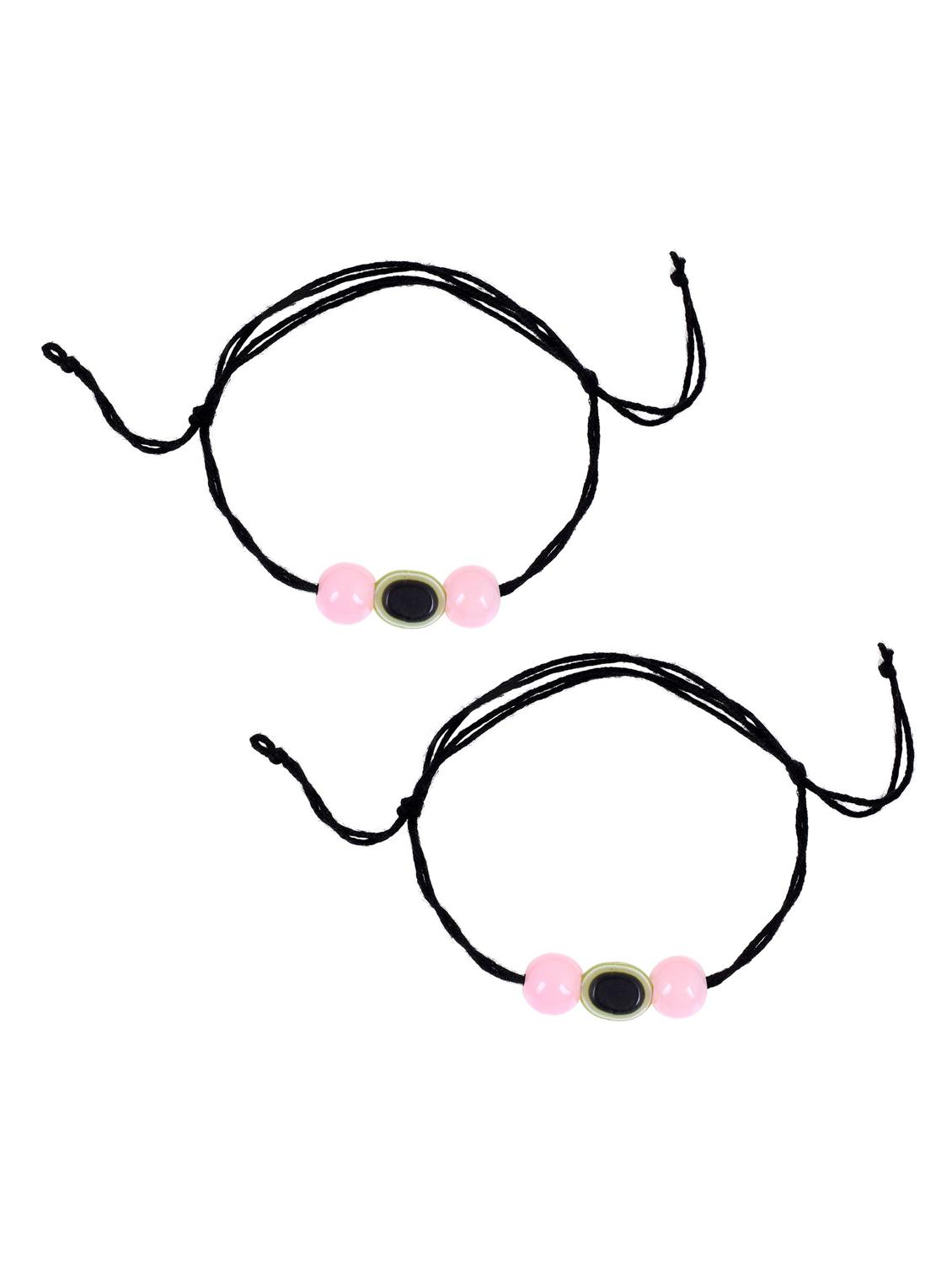 multi color evil eye beads anklet dori - 18637413 - Standard Image - 1