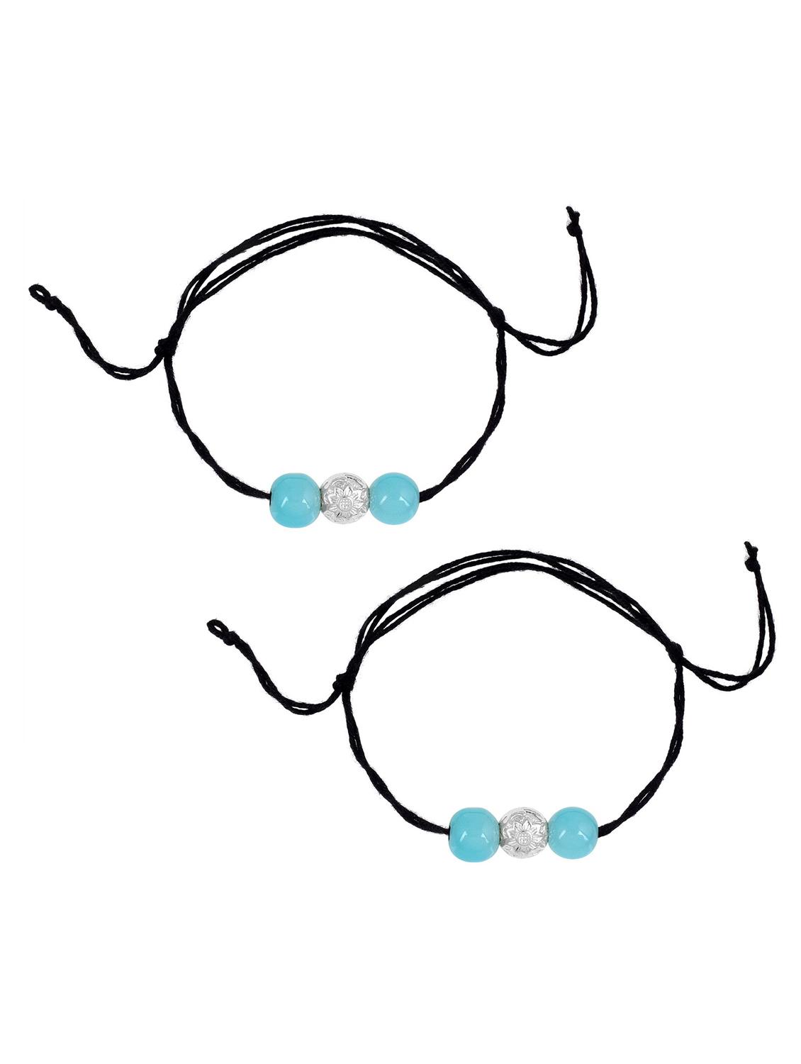 multi color evil eye beads anklet dori - 18637418 - Standard Image - 1