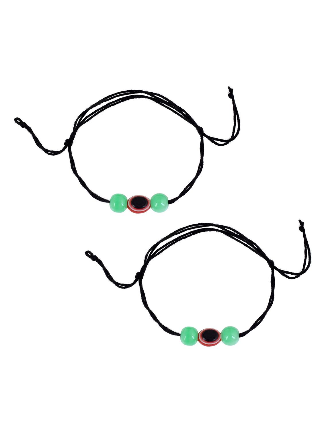 multi color evil eye beads anklet dori - 18637422 - Standard Image - 1