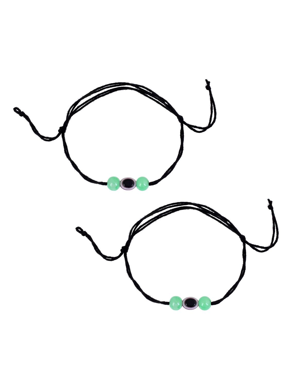 multi color evil eye beads anklet dori - 18637426 - Standard Image - 1