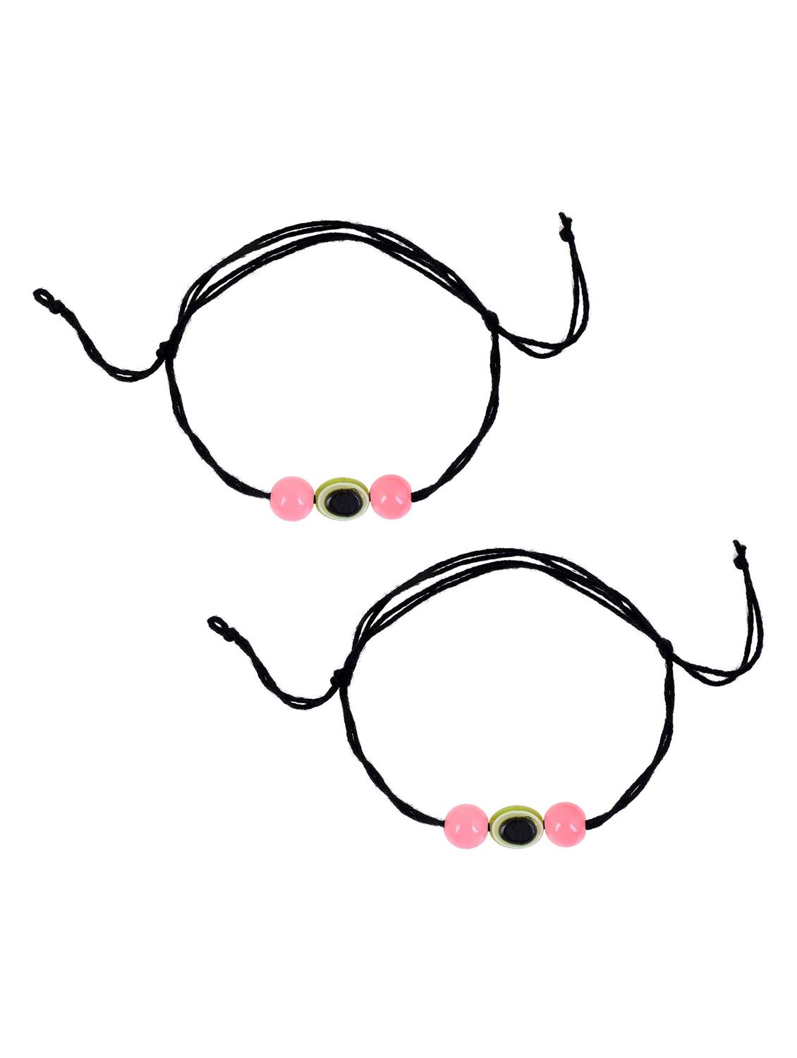 multi color evil eye beads anklet dori - 18637427 - Standard Image - 1