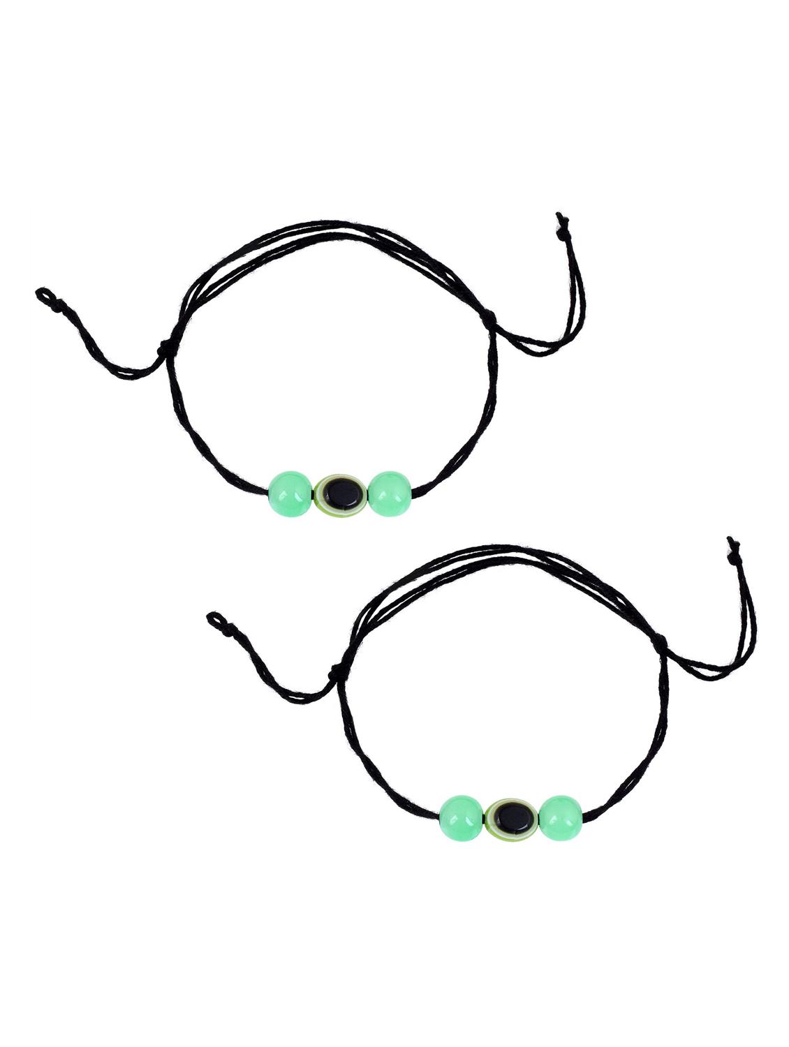 multi color evil eye beads anklet dori - 18637432 -  Standard Image - 1