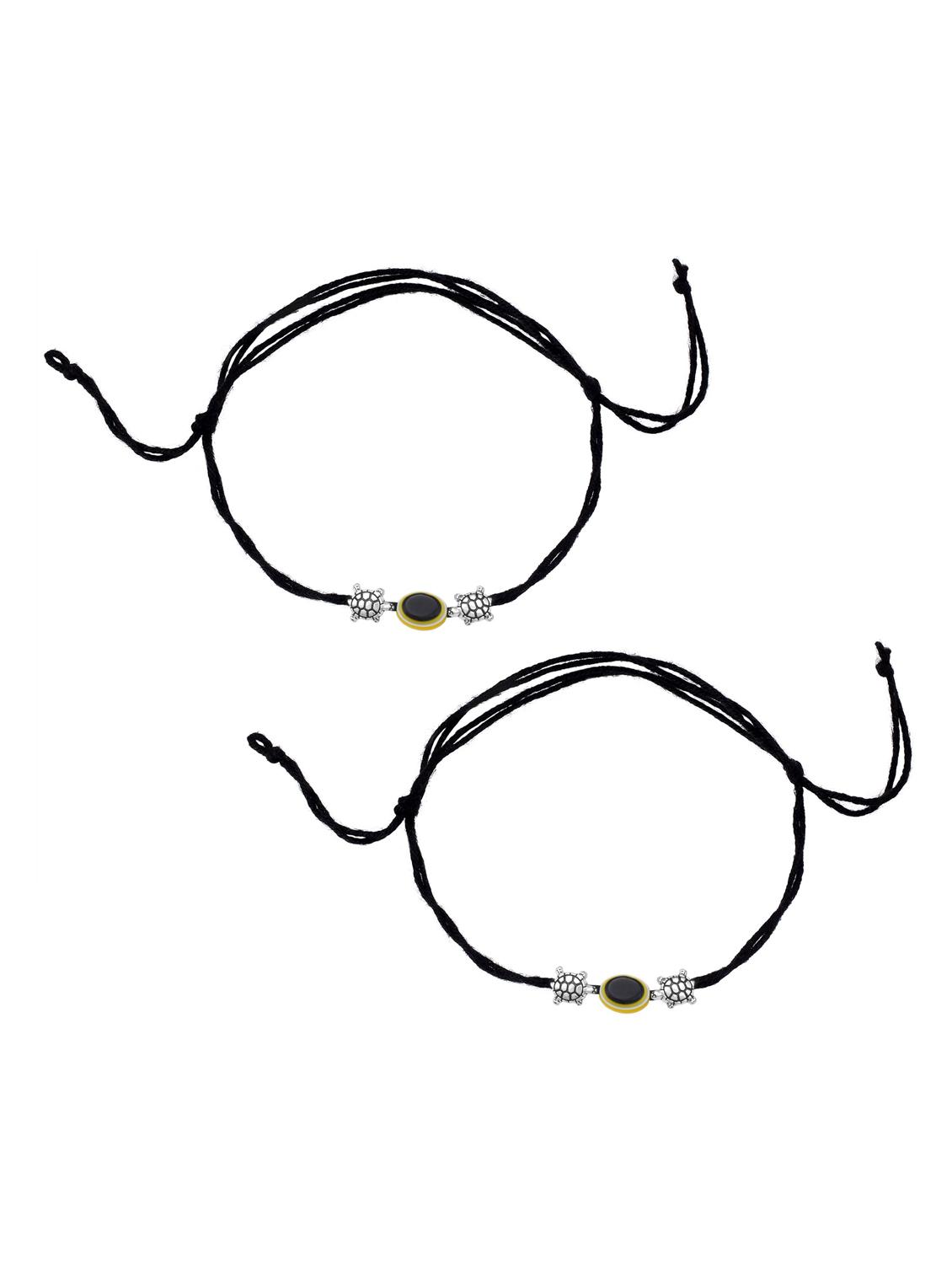 trendy bead with tortoise charm anklets - 18637464 - Standard Image - 1