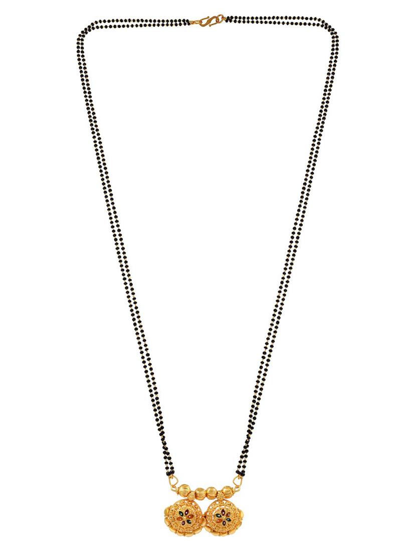 gold plated mangalsutra - 18637482 -  Standard Image - 1