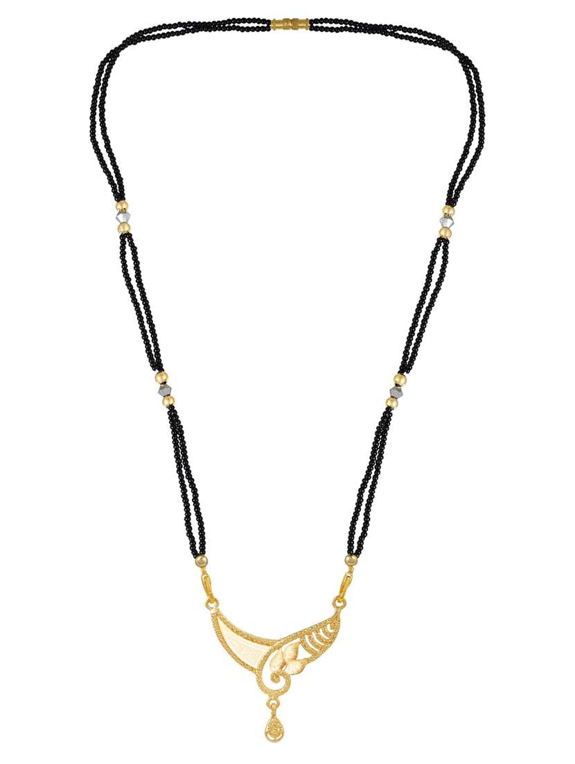 gold plated mangalsutra - 18637484 - Standard Image - 1