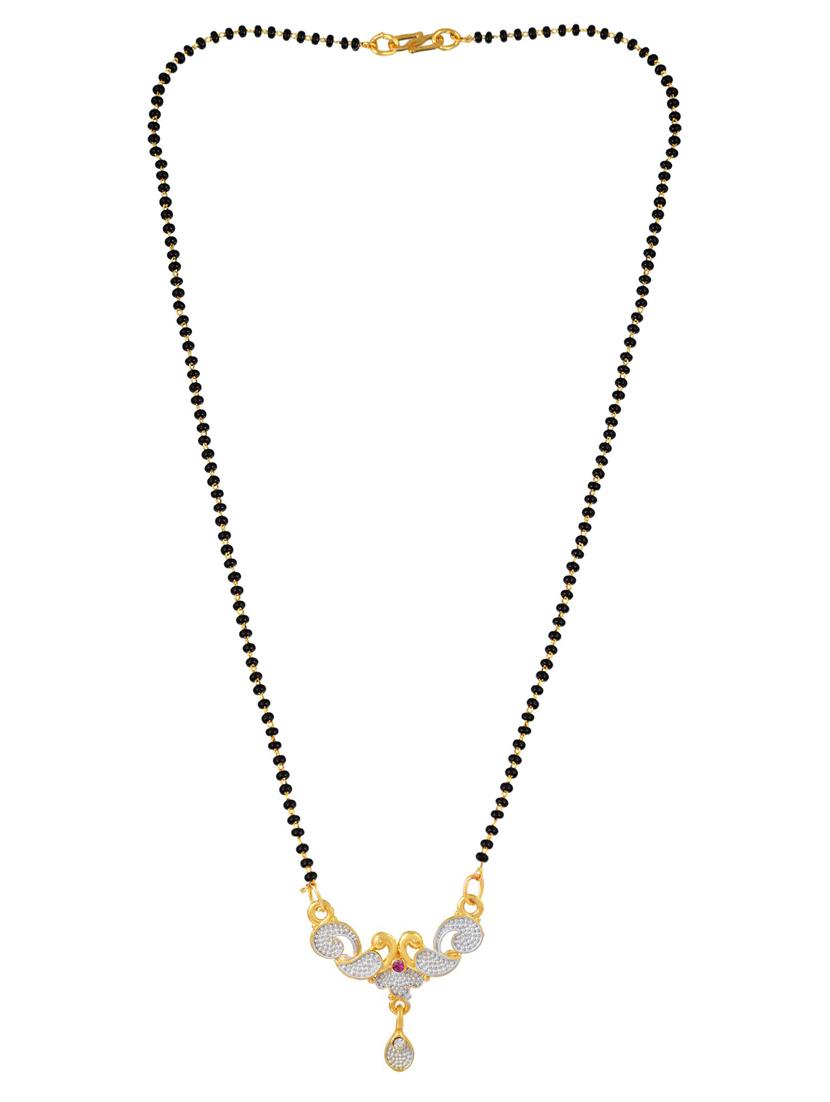 multi color plated mangalsutra - 18637486 -  Standard Image - 1
