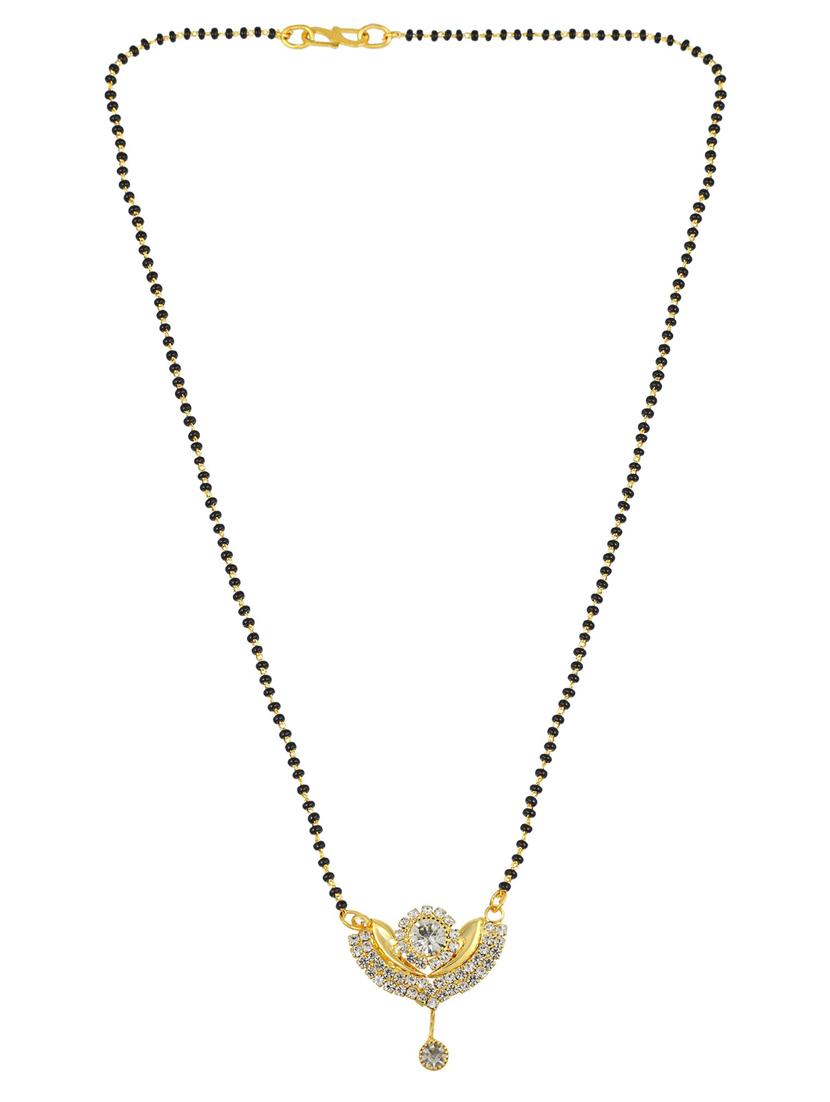 gold plated mangalsutra - 18637489 - Standard Image - 1