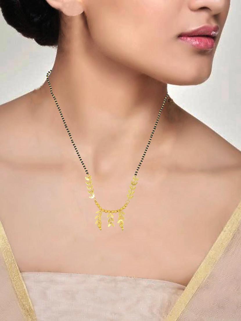gold plated mangalsutra - 18637499 - Standard Image - 4