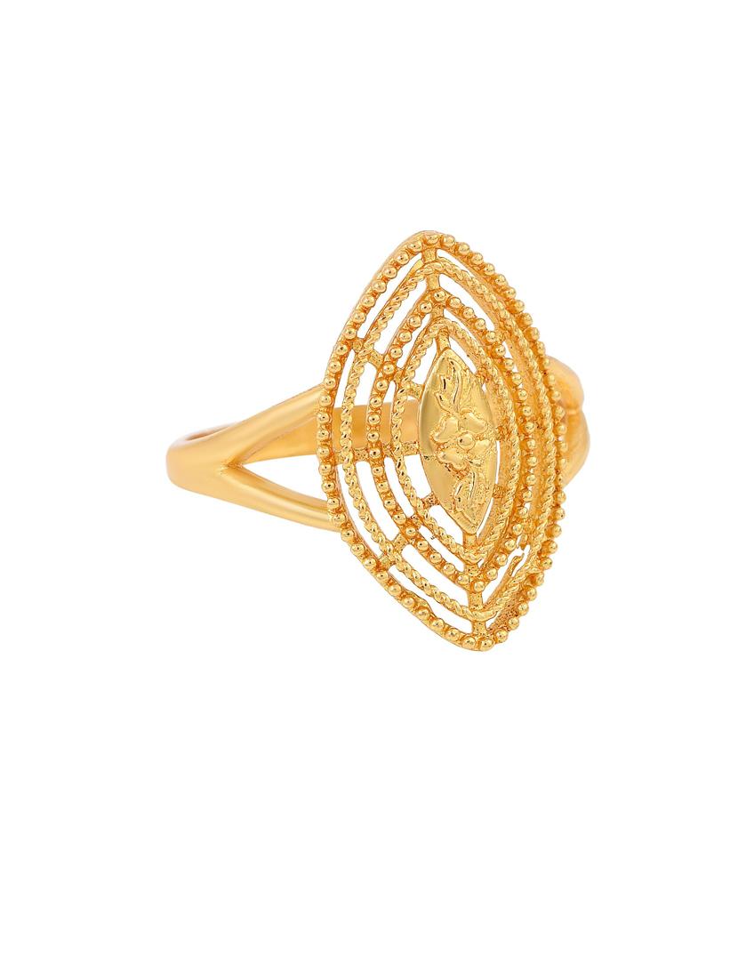 gold brass finger ring - 18637523 - Standard Image - 1