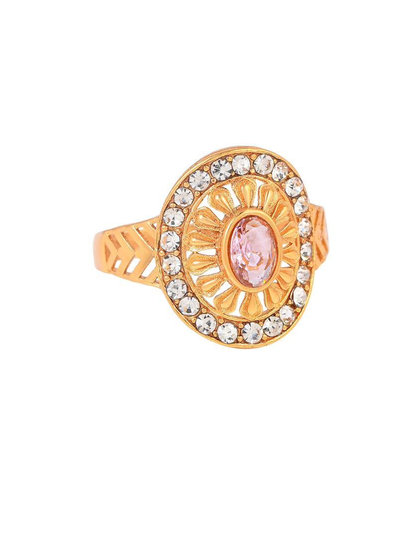 gold brass finger ring - 18637524 - Standard Image - 1