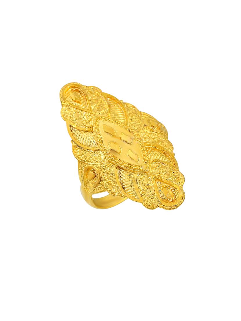 gold brass finger ring - 18637542 - Standard Image - 1