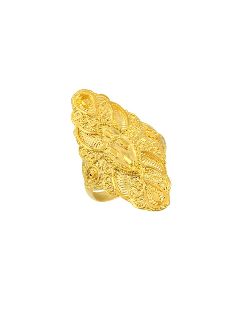 gold brass finger ring - 18637543 - Standard Image - 1