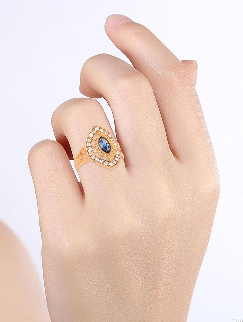 gold brass finger ring - 18637544 - Standard Image - 4