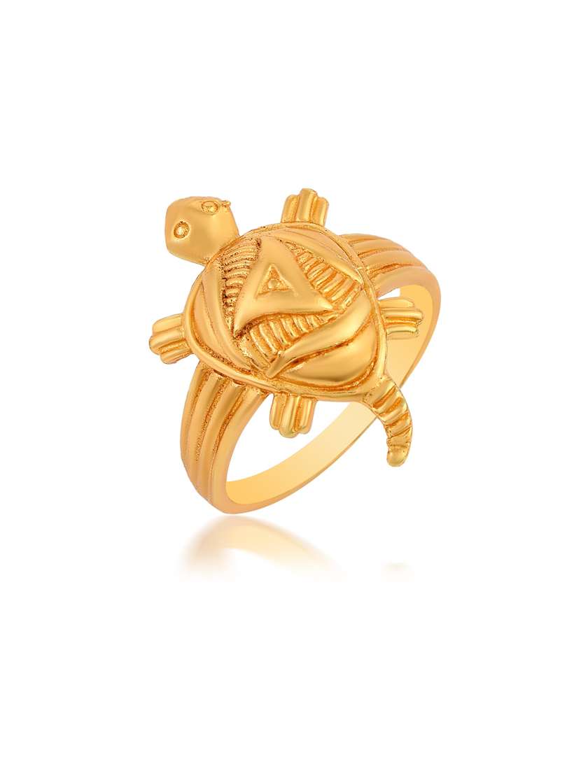 gold brass finger ring - 18637566 - Standard Image - 1