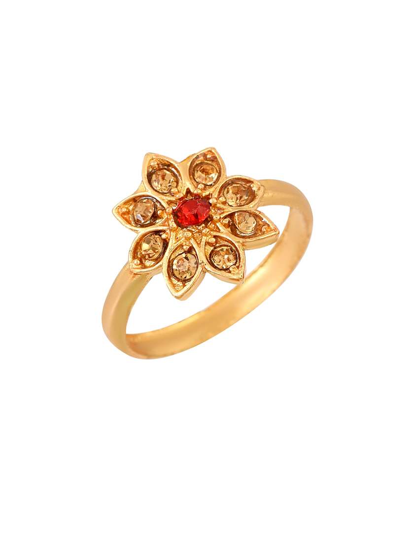 gold brass finger ring - 18637594 - Standard Image - 1