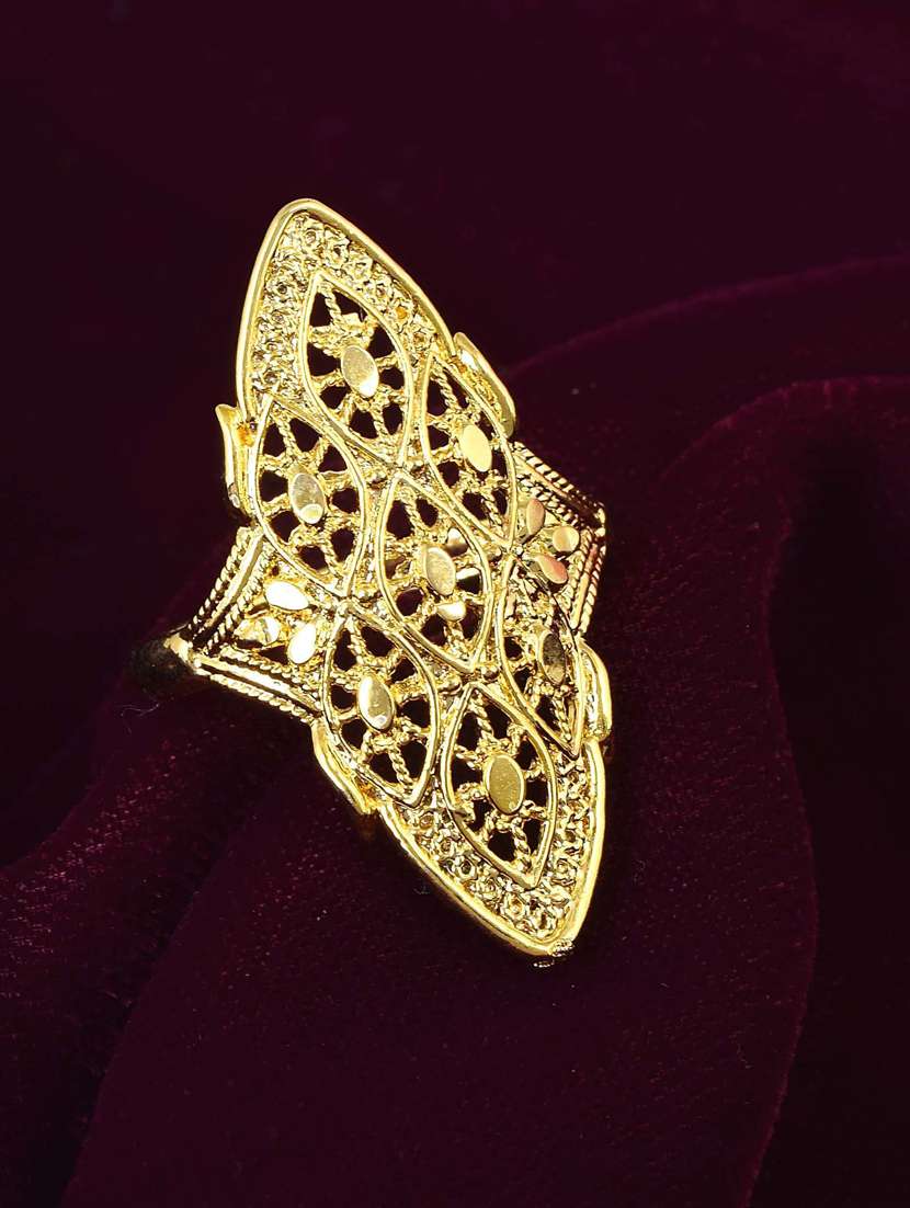 gold brass finger  ring