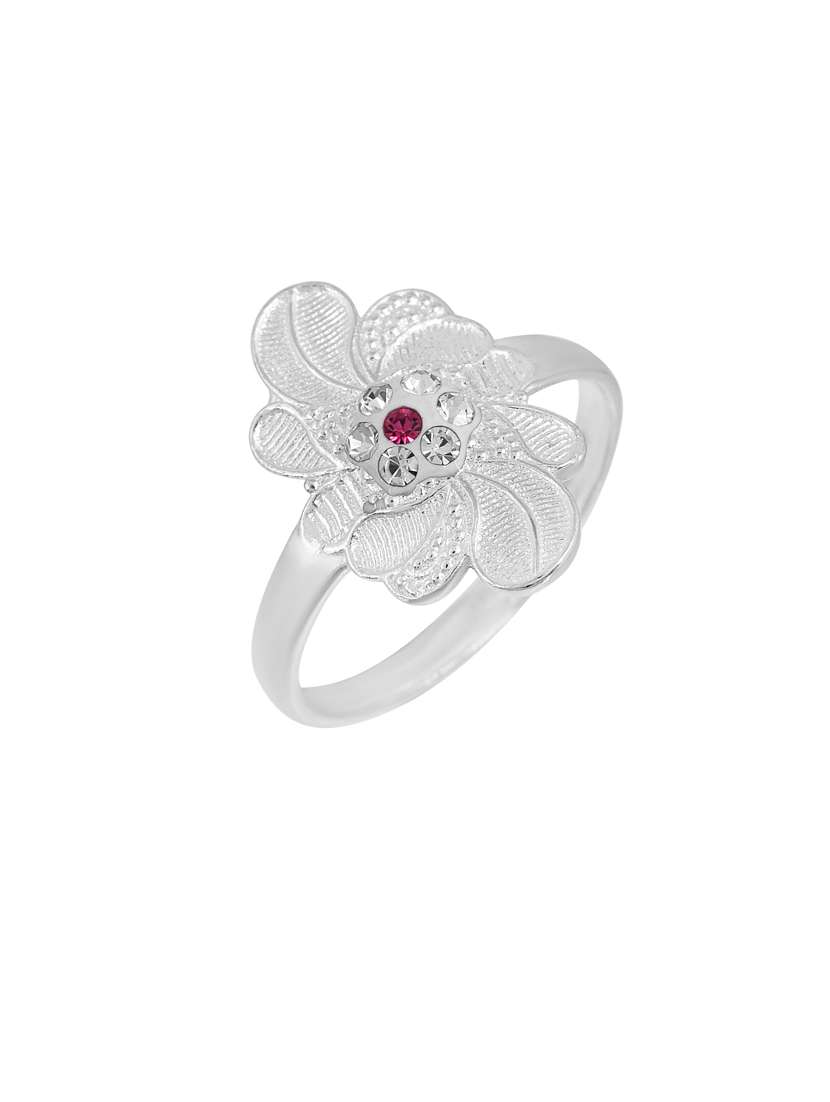 silver brass finger ring - 18637608 - Standard Image - 1
