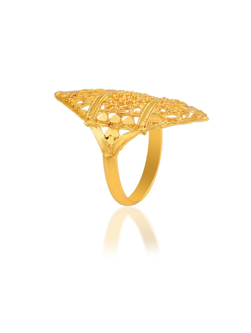 gold brass finger ring - 18637662 - Standard Image - 1